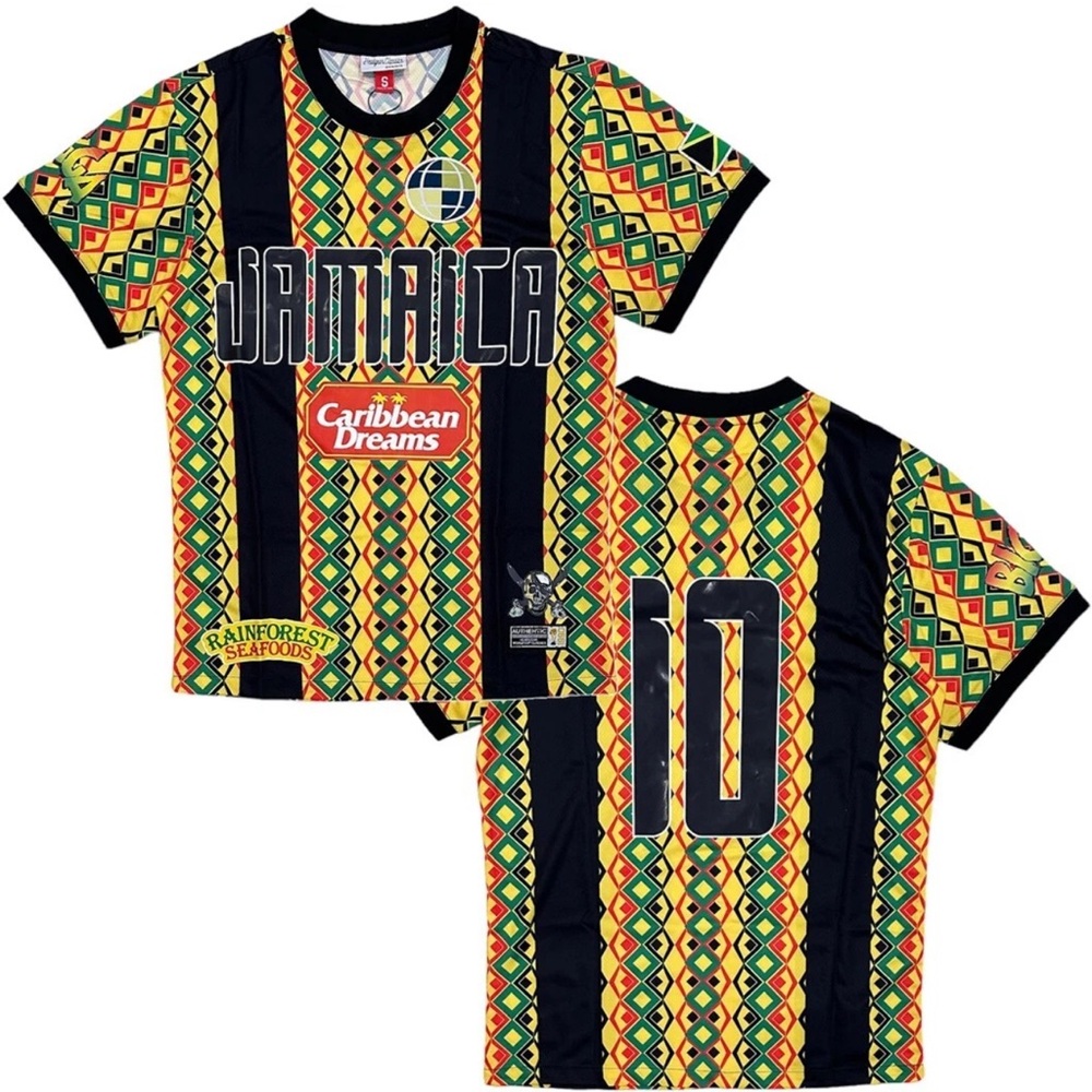 Jamaica International Team Men's Headgear Classics 1990 World Cup Soccer Jersey